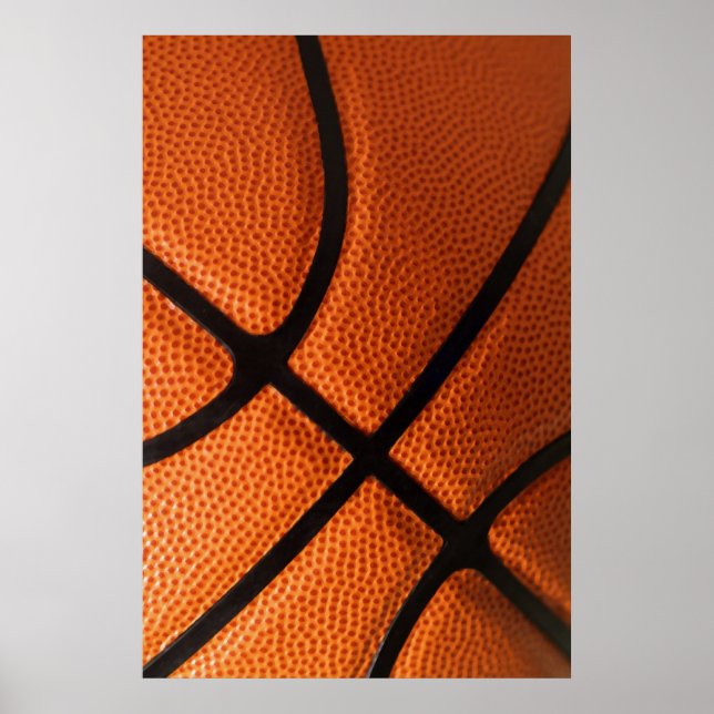 Poster av den färdiga basketbollen (Framsidan)