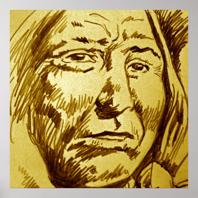 Poster av den indiska pennskålen (Framsidan)