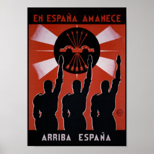 Poster av den spanska civila Krig-propagandan - Ar