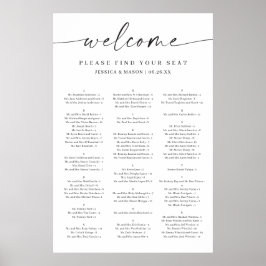 Poster av det klassiska Elegance Bröllop-sätessche