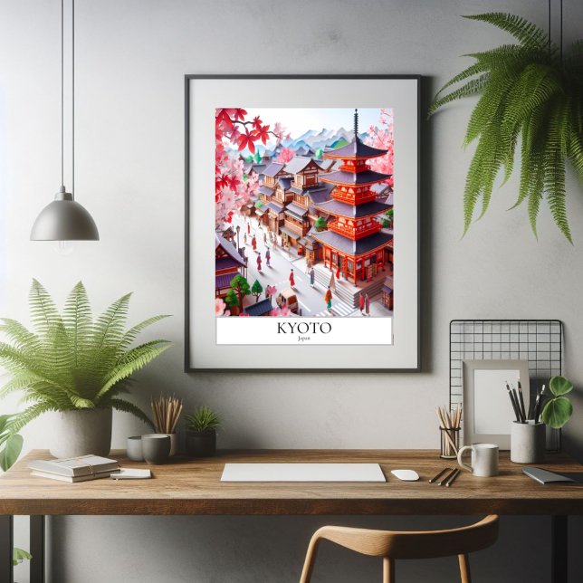 Poster av Dreamscape Travel Art (Dreaming of Kyoto)