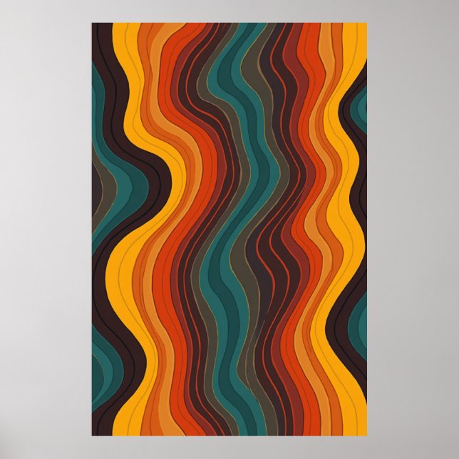 Poster av dynamiskt geometriskt Mönster (Framsidan)