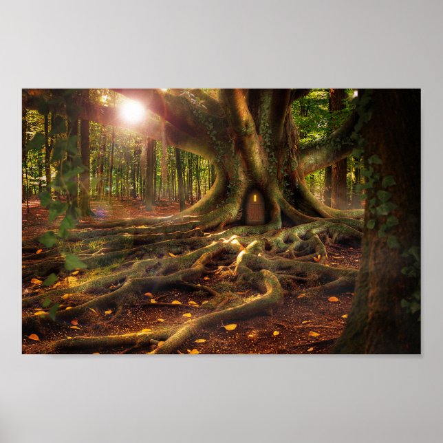 poster av elfin treehouse (Framsidan)