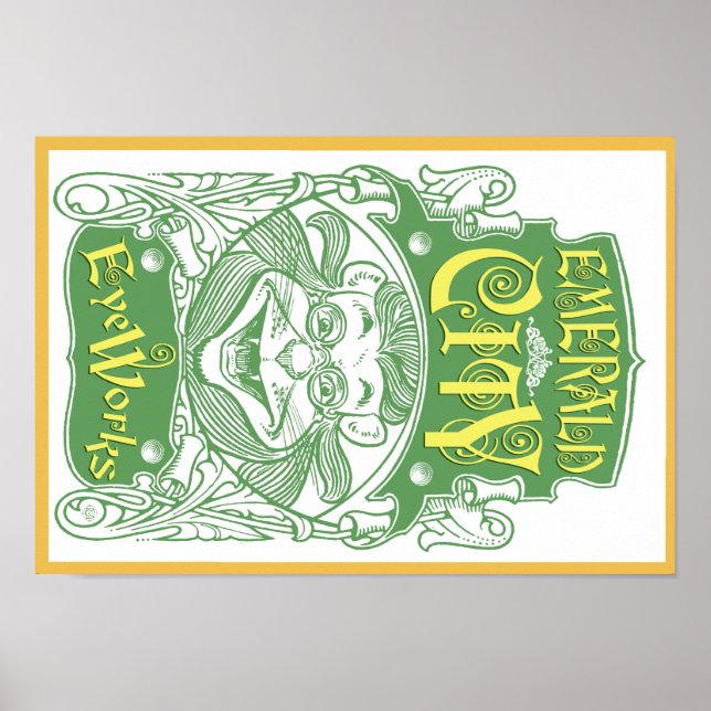 POSTER AV EMERALD CITY EYEWORK (Framsidan)