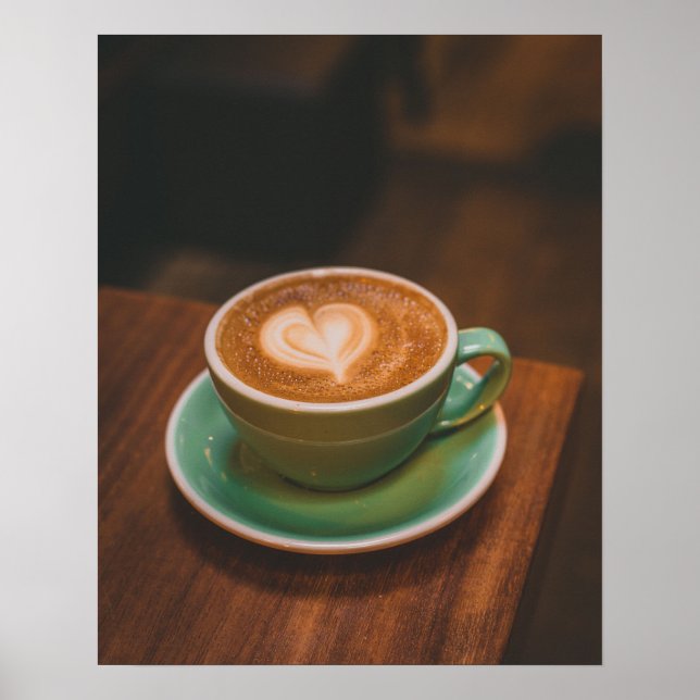 poster av estetiskt kaffe (Framsidan)