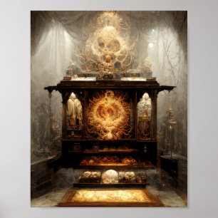 Poster av exakt Altar 2-Mörk Fantasy Art