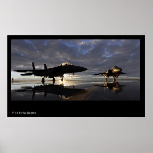 Poster av F-15-Strejkor