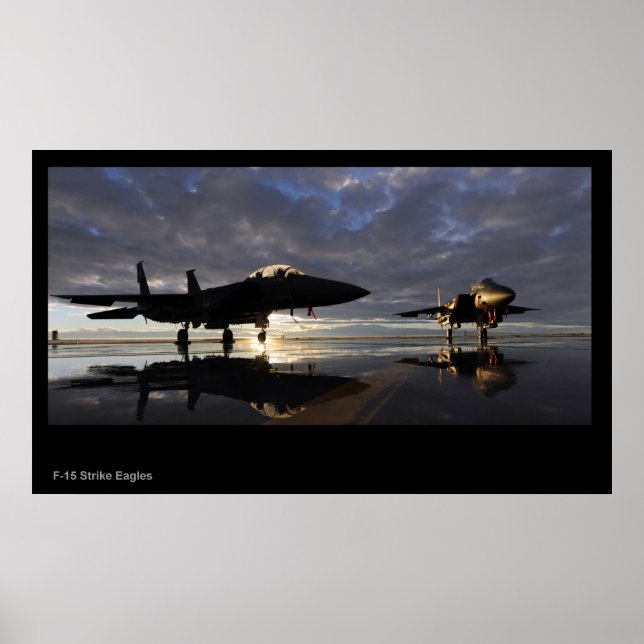 Poster av F-15-Strejkor (Framsidan)