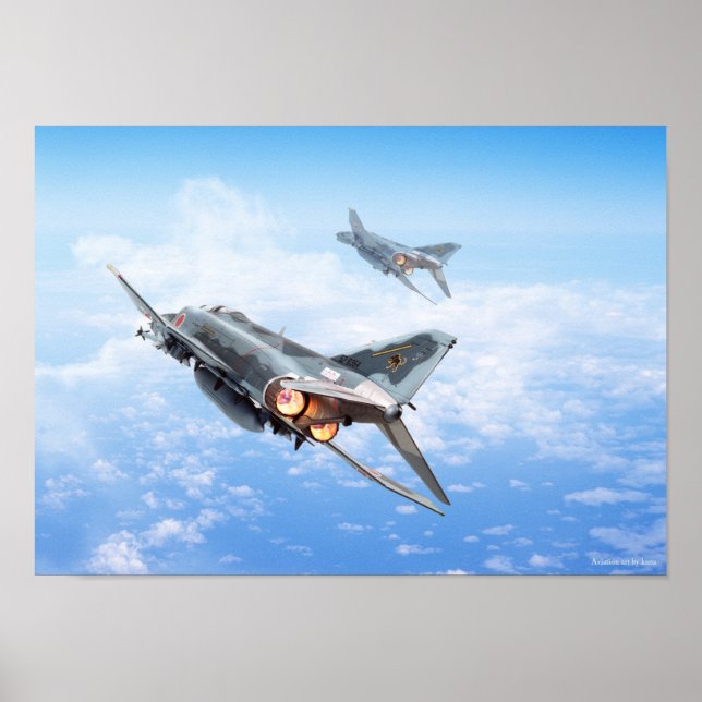 Poster av F-4E Phantom II/F-4EJ (Framsidan)