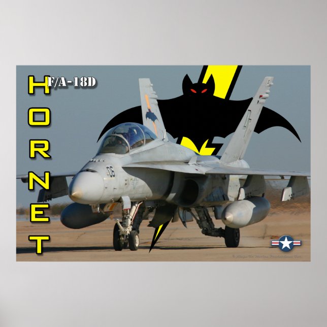 Poster av F/A-18D-hornet (Framsidan)