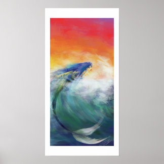Poster av fantasi för Surfing Sjöjungfru (STORE)
