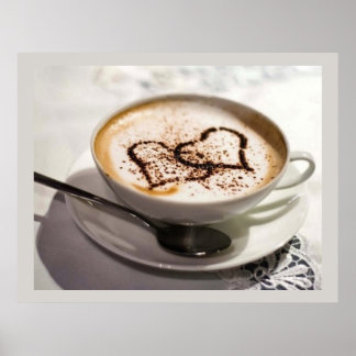 poster av fantastisk kaffefoto