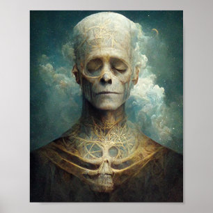 Poster av Fantasy Sci-Fi Mörk