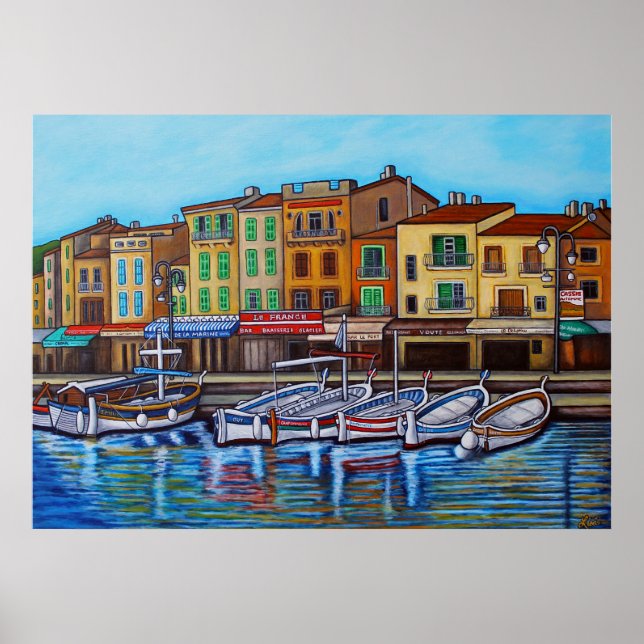 Poster av färg för Cassis Value  Skriv ut (Framsidan)