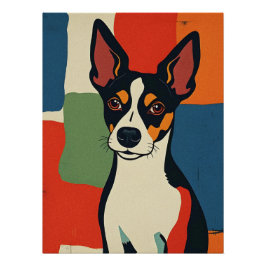 Poster av färglös Abstrakt Djurkonst Perfect Poster