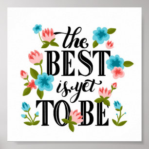 Poster av färgstark Blommigt - inspirationsoffert