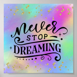 Poster av färgstark inspirationsoffert för Guld