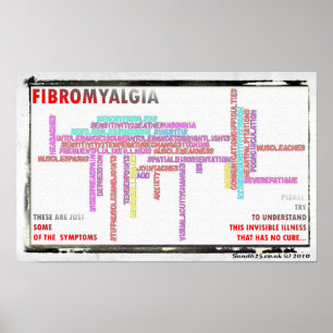 Poster av fibromyalgi Symptom