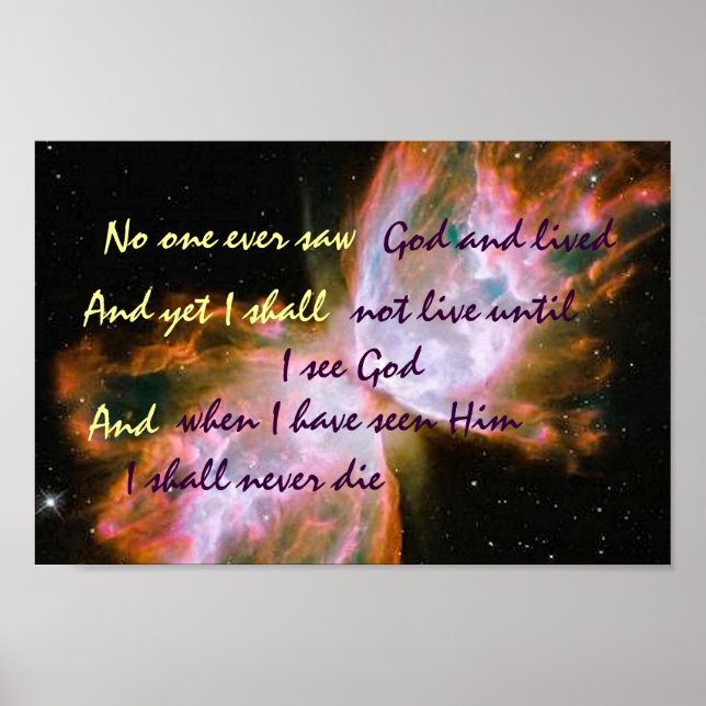 Poster av fjäril (Framsidan)