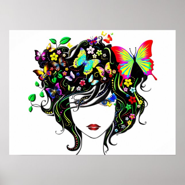 Poster av fjäril 1A (Framsidan)