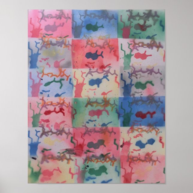 Poster av flexibla proteiner och ligander - altern (Framsidan)