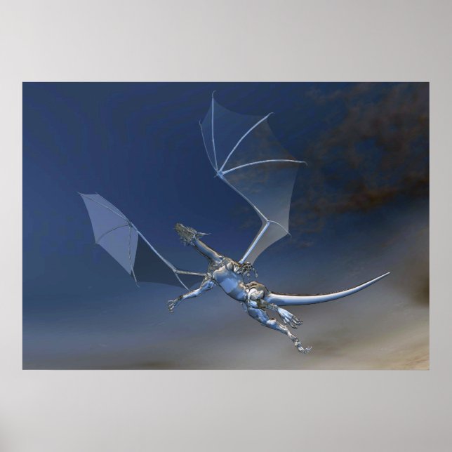 poster av flygande drakar av glas (Framsidan)