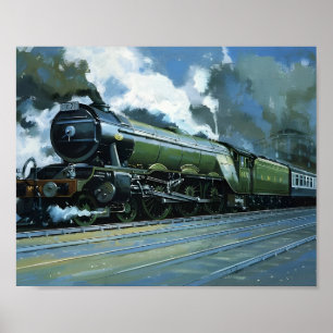 Poster av flygande Scotsman