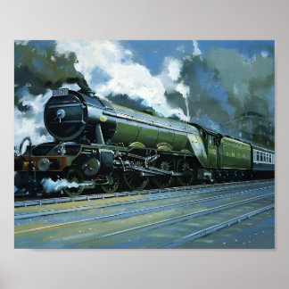 Poster av flygande Scotsman