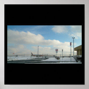 Poster av flygplan/flygplats