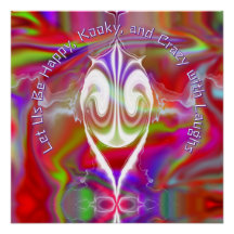 Poster av flytande färgämnen i abstrakten