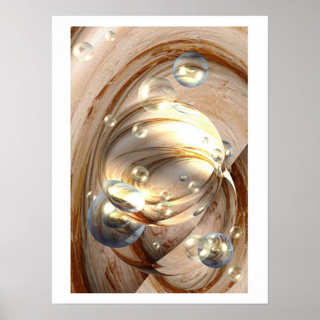 Poster av  för digitala Abstrakter (Framsidan)