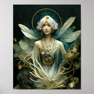 Poster av Forest Fairy Fae Fantasy Art