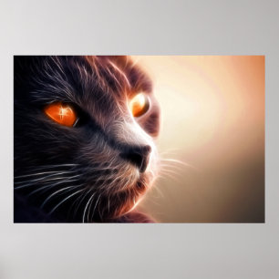 Poster av foto från kattdjur