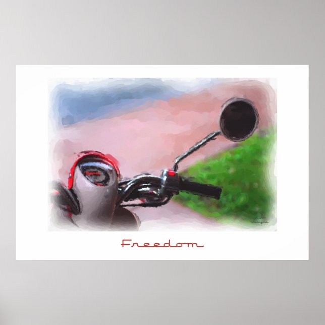 Poster av Freedom Scooter (Framsidan)