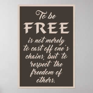 Poster av frihetsoffert