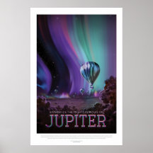 Poster av futuristiska - Bubblor på Jupiter