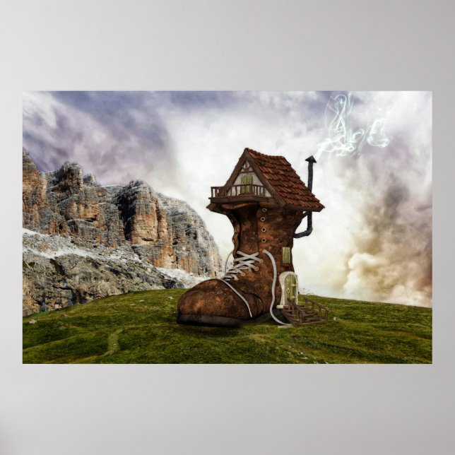 poster av gamla skobor (Framsidan)