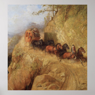 Poster av gammala västern Förproduktion i Kaliforn