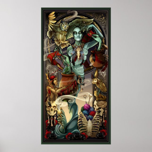 Poster av garnzombies ’Bridgette’ Fullt-Length (Framsidan)