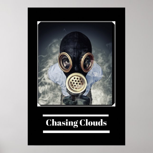 Poster av gaskamperman Vape Premium (Framsidan)