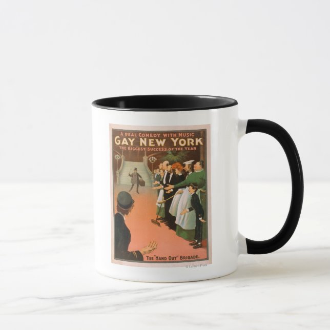 Poster av Gay New YorkRich-herrteatern Mugg (Höger)