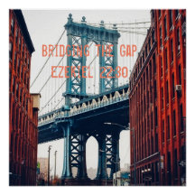 Poster av George Washington Bridge NYC