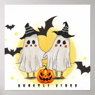 Poster av Ghodyst Vibes Halloween Wall Art
