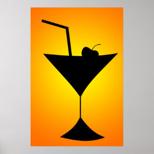 Poster av glas