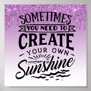 Poster av Glitter-inspirationsoffert