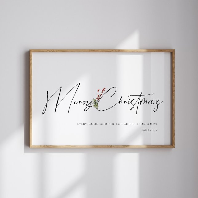 poster av god jul vattenfärgsjul (Skapare uppladdad)