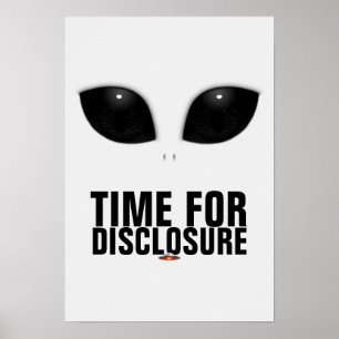 poster av grått-Alien Ögon om offentliggörande