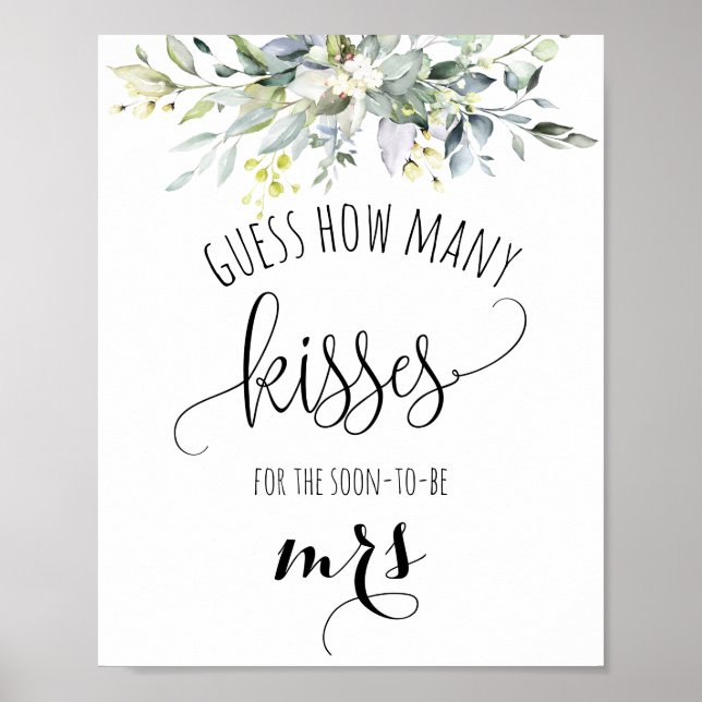 Poster av greenery Möhippa-spel (Framsidan)