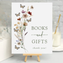 Poster av grönt Butterfly Gifts Baby Shower