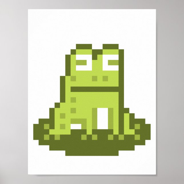 Poster av grova pixelbilder (Framsidan)